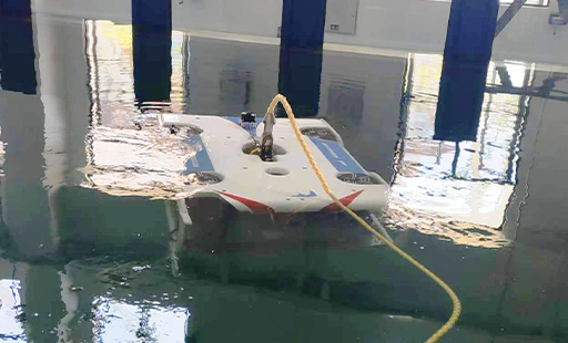 R-150輕型作業(yè)級(jí)水下機(jī)器人在崖州灣檢驗(yàn)平臺(tái)完成測試